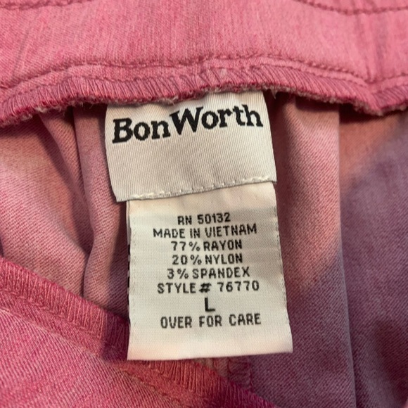 NWT Bon Worth Pink Cropped Pant - Picture 8 of 8
